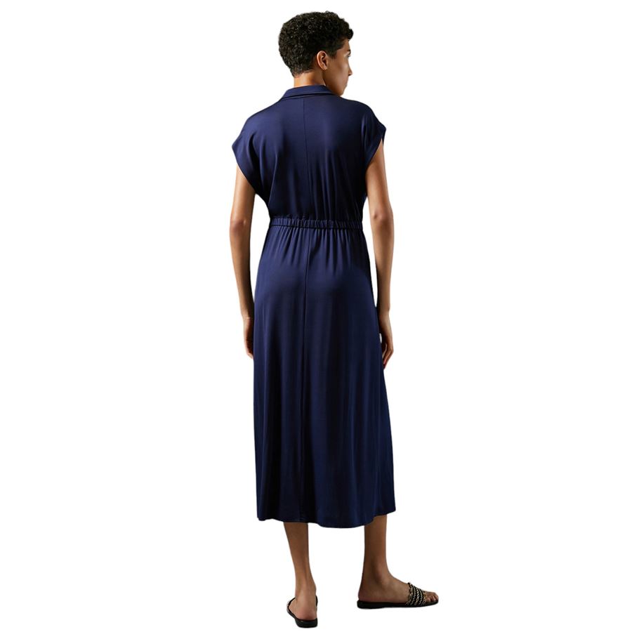 IONE ABITO PIQUET DI VISCOSA STRETCH Penny Black | 2411621026200003